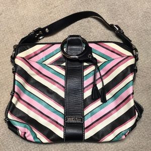 Isabella fiore Iris Satchel Black/Multicolor